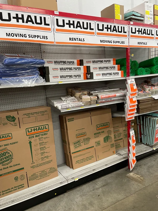 Uhaul Store Items